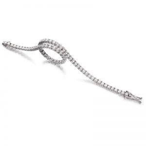 2.4 carat Classical 4 Claw Line Bracelet