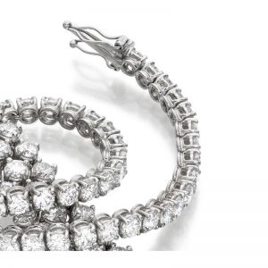 2.4 carat Classical 4 Claw Line Bracelet