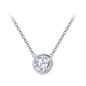 Bezel Set Solitaire Pendant Mounting