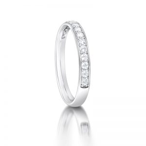 Pave Set Half Eternity