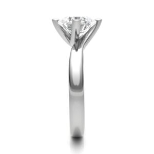 East West Twist Diamond Engagement Ring