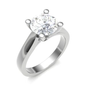Classic Brilliant Cut Diamond Engagement Ring