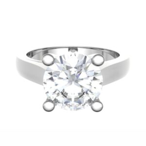 Classic Brilliant Cut Diamond Engagement Ring