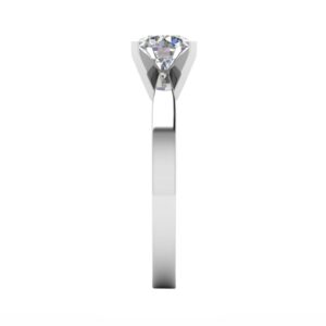 Classic V shape Diamond Engagement Ring