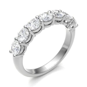 7Logy Crown Diamond Engagement Ring