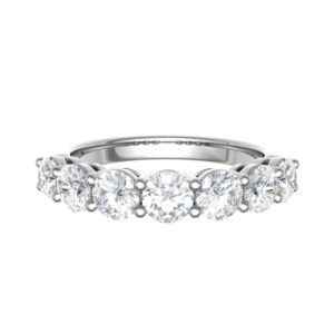 7Logy Crown Diamond Engagement Ring