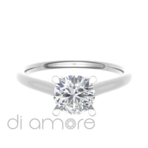 Classic 4Prong Diamond Engagement Ring