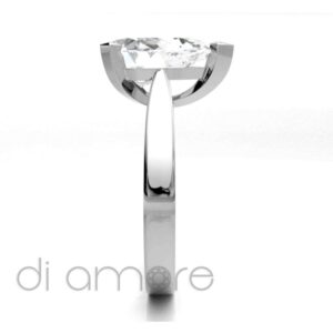 Classic Pear Shape Diamond Engagement Ring