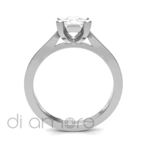 Classic Emerald Diamond Engagement Ring