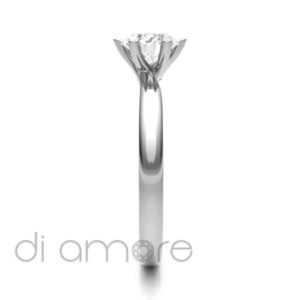 Classic Twisted 6Prong Diamond Engagement Ring