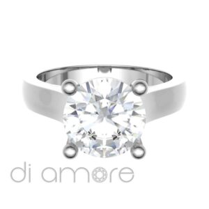 Classic 4 Prong Diamond Engagement Ring