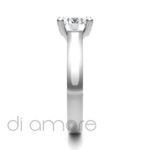 Classic 4 Prong Diamond Engagement Ring