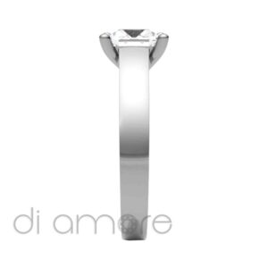 Classic 4 Prong Princess Diamond Engagement Ring