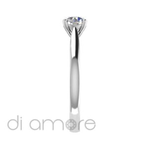 Classic 4 Prong Diamond Engagement Ring