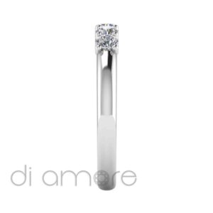 Classic 5-Logy Diamond Engagement Ring