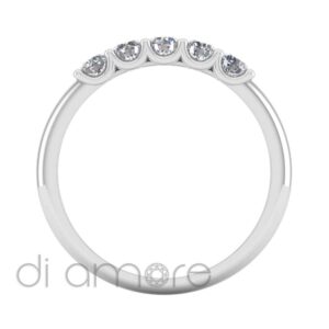 Classic 5-Logy Diamond Engagement Ring