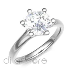 Classic 6Prong Diamond Engagement Ring