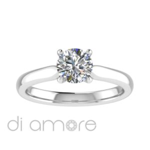 Classic 4Prong Diamond Engagement Ring