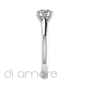 Classic 4Prong Diamond Engagement Ring
