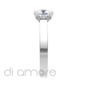 Classic 4Prong Princess Diamond Engagement Ring