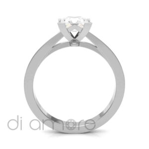 Classic 4Prong Princess Diamond Engagement Ring