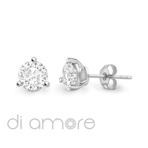 Classic 3Prong Diamond Studs