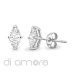 Classic 4Prong Marquise Diamond Studs